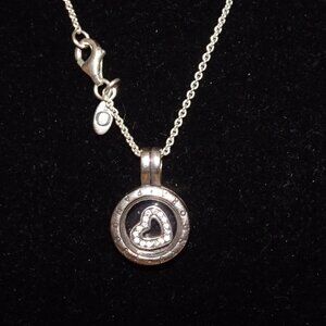 Heart charm, pendant & necklace